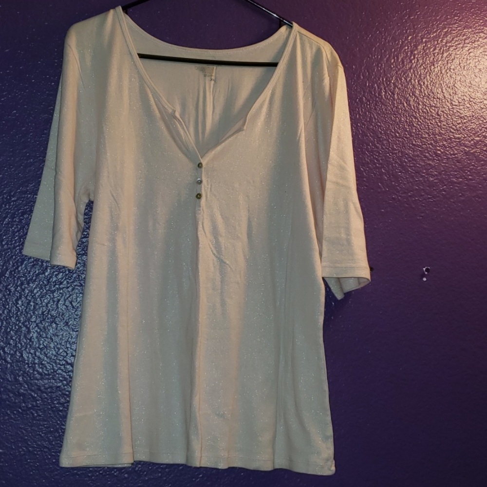 PLUS Old Navy Sparkling Pink Tee